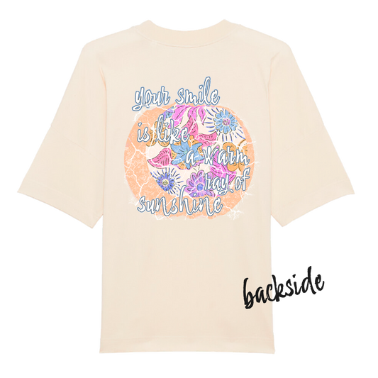 Your smile blue/rose - Premium Organic Oversize Blast